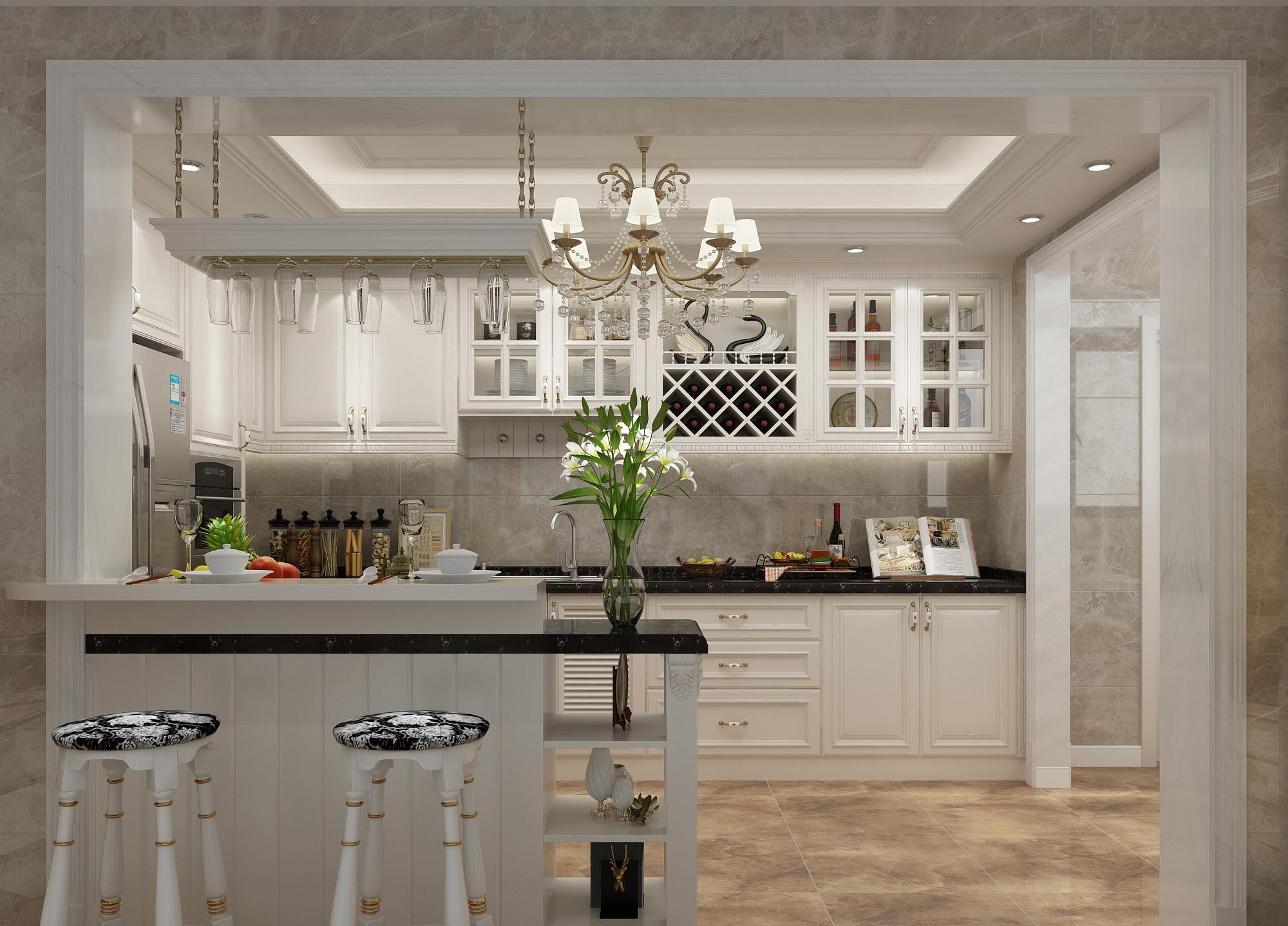 Polyvinyl Chloride Kitchen Cabinet