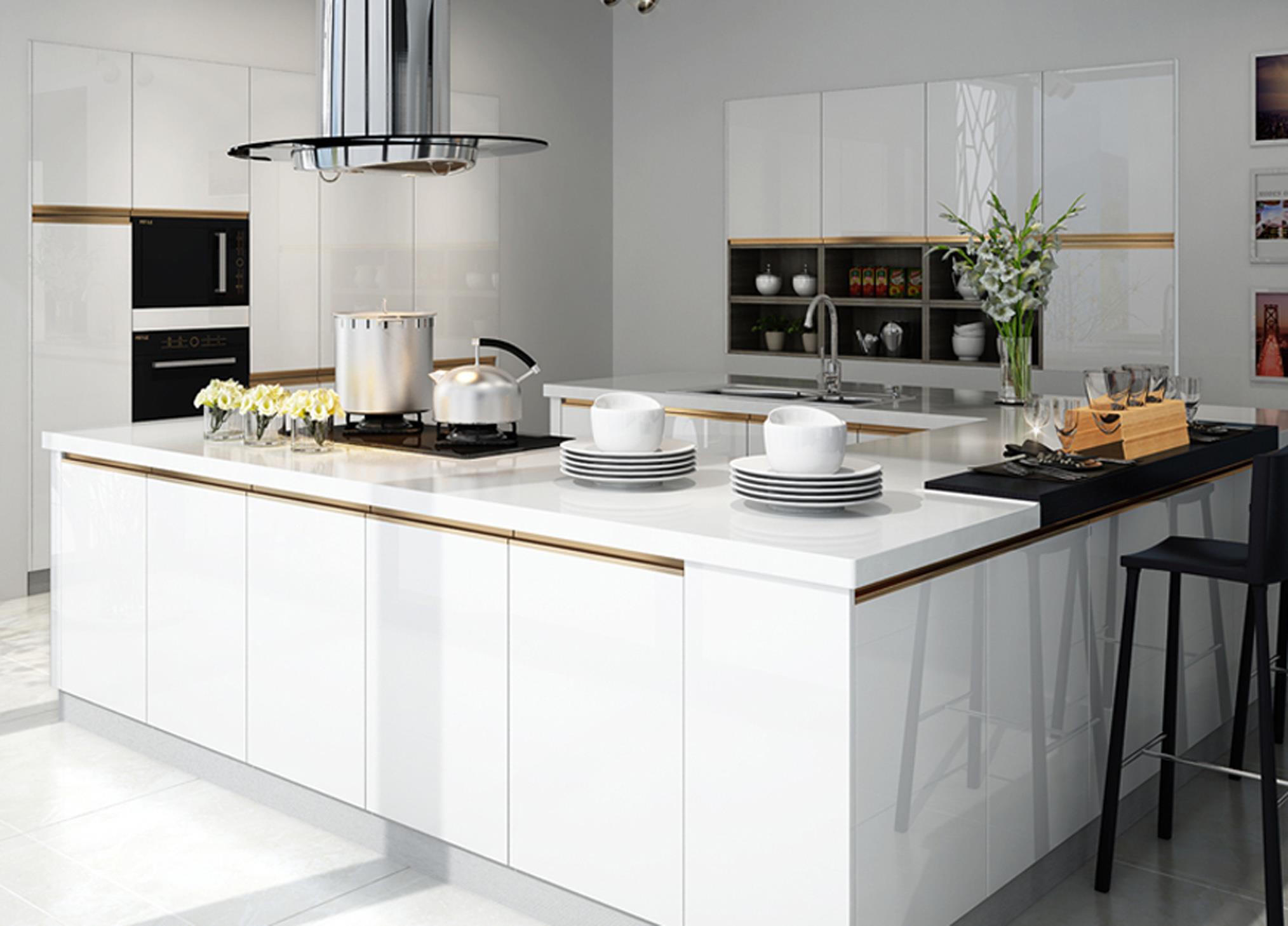 Gloss White Kitchen Cabinet