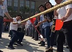 employees tug-of-war