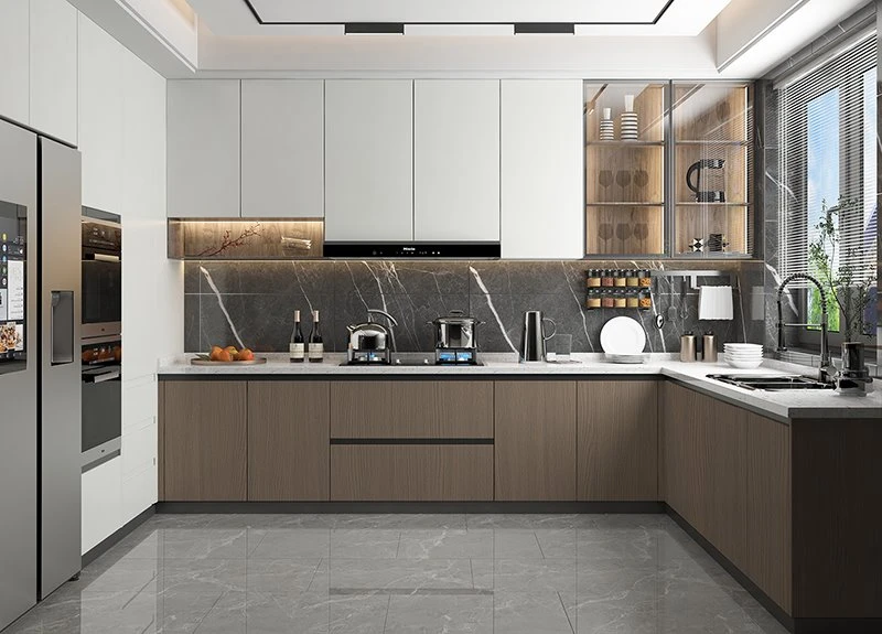 grain membrane kitchen cabinet(1)