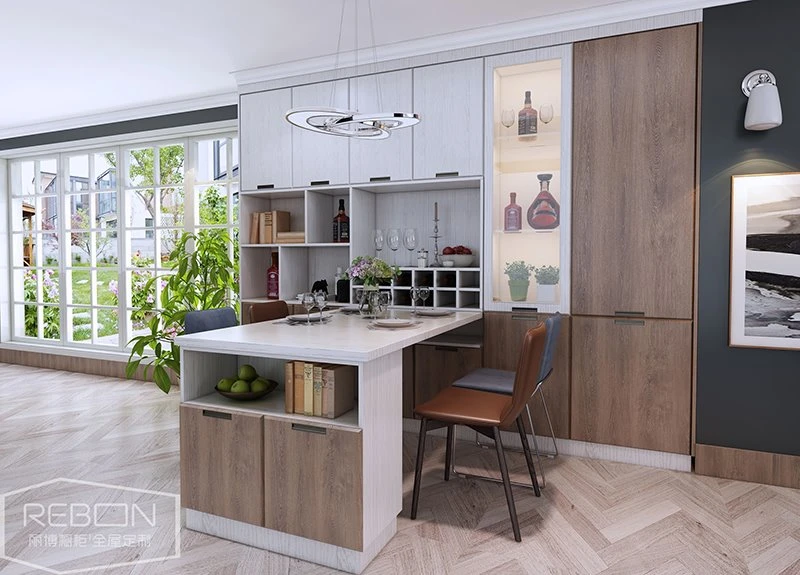Flat Pack PVC Kitchen Cabinet