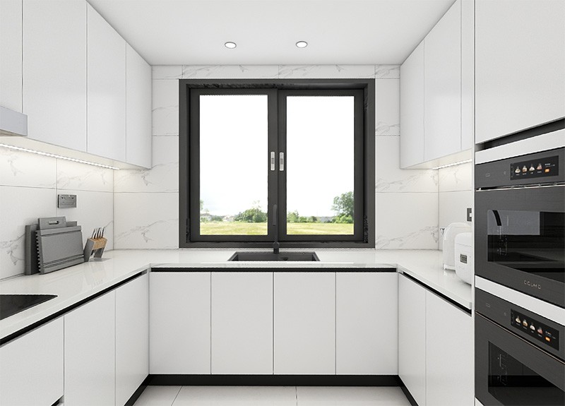 white UV kitchen cabinet white UV kitchen cabinet