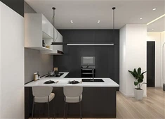 Armoires de cuisine de style L