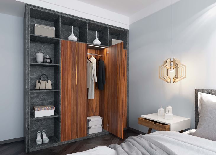 modern concise design master room wardrobe cabinet