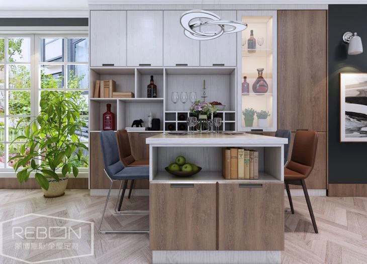 Meubles de cuisine en PVC à monter soi-même