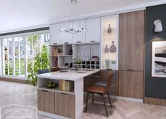 Armoires de cuisine en PVC sur mesure